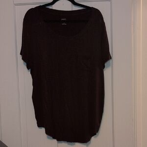 Market & Spruce Black Short Sleeve Tee